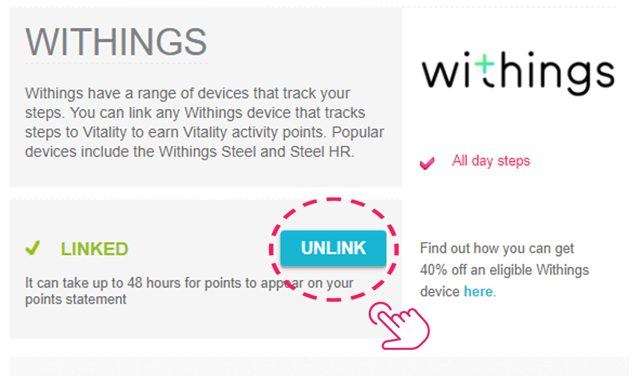 Withings steps not on sale accurate